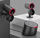 Deep Sentinel Smart Security Cameras | Real Professional Guards Monitoring Your Property, 24/7 | Includes 3X Night Vision Cameras, 1x Smart Hub, and 1 Month of Live Guard Service.