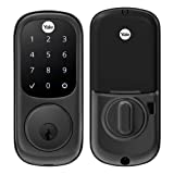 Yale Assure Lock Touchscreen, Wi-Fi Smart Lock - Works with the Yale Access App, Amazon Alexa, Google Assistant, HomeKit, Phillips Hue and Samsung SmartThings, Black Suede