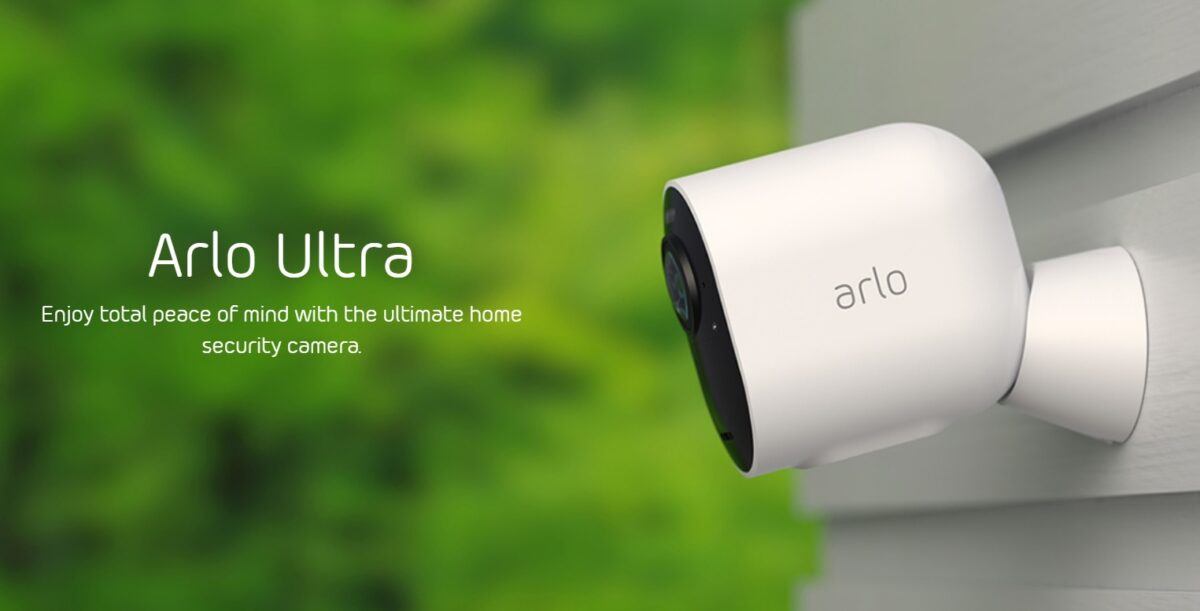 Arlo ultra wireless security camera