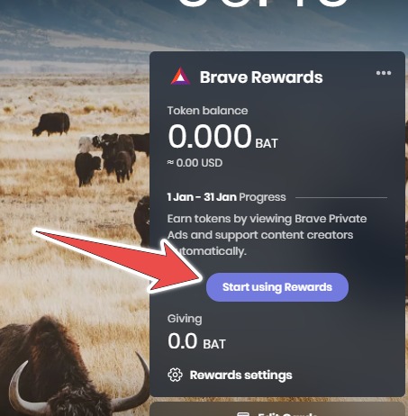 brave rewards-how to earn crypto for free