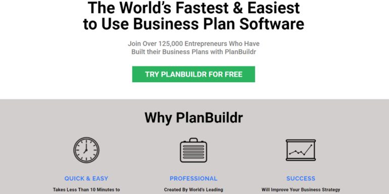 Sitio web de Planbuilder